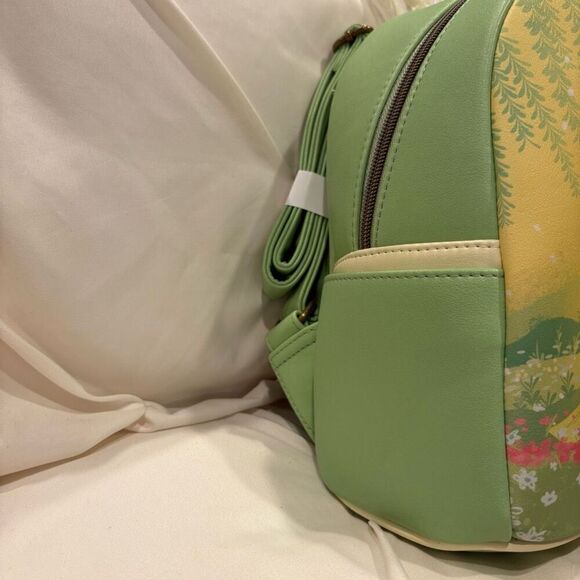 Loungefly X Princess and the Frog Tiana Mini Backpack & Zip Wallet Set NWT - Picture 4 of 13